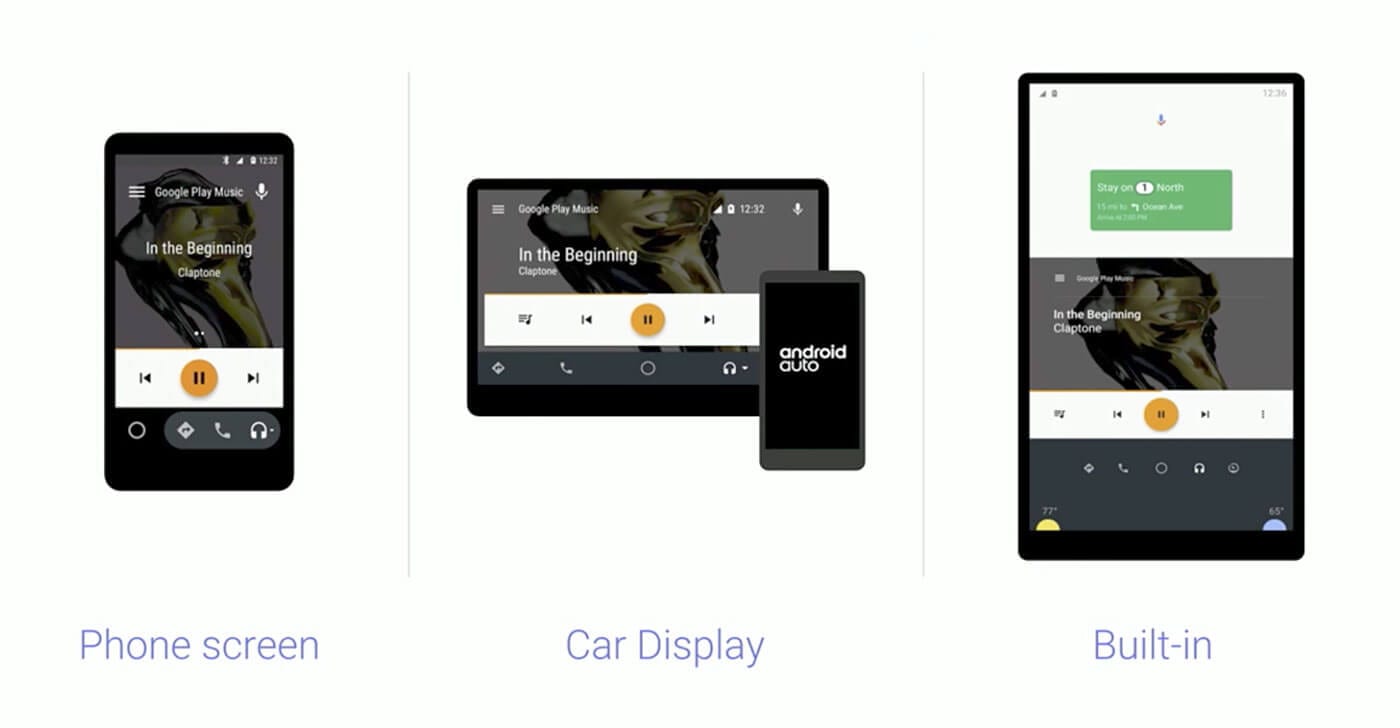 android auto ui ux